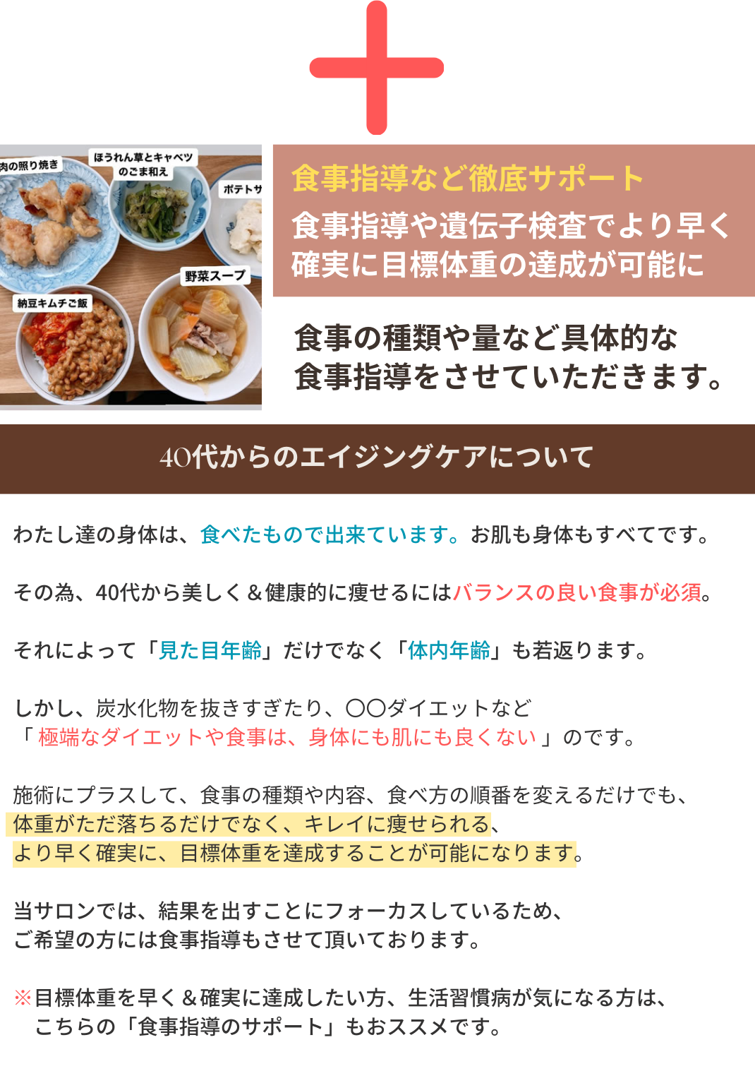 食事指導の画像