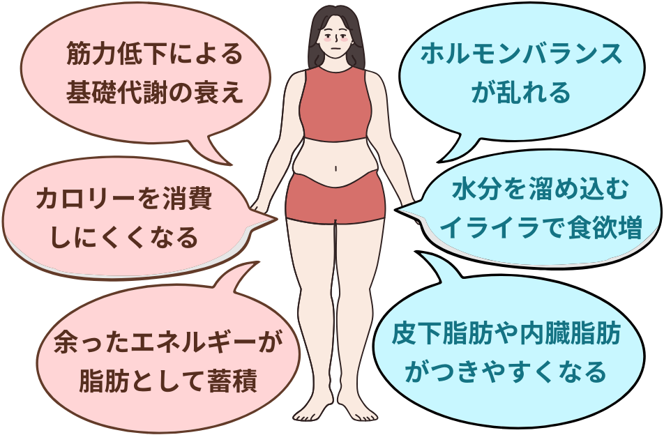 40歳を過ぎると痩せにくくなる理由