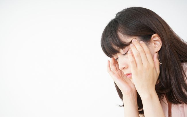 体調不良の40代女性の画像