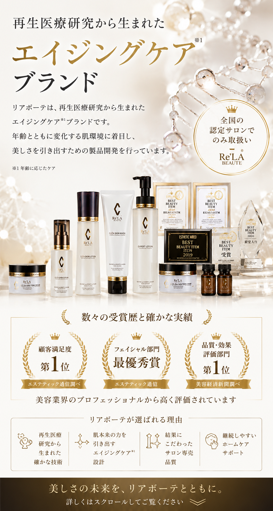 リアボーテ化粧品の画像