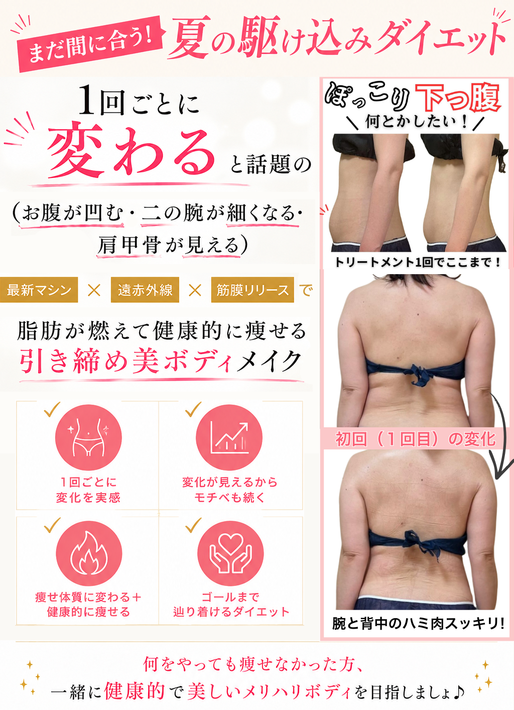 夏の駆け込みダイエット